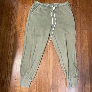 Aerie Green Sweatpants Size: Medium